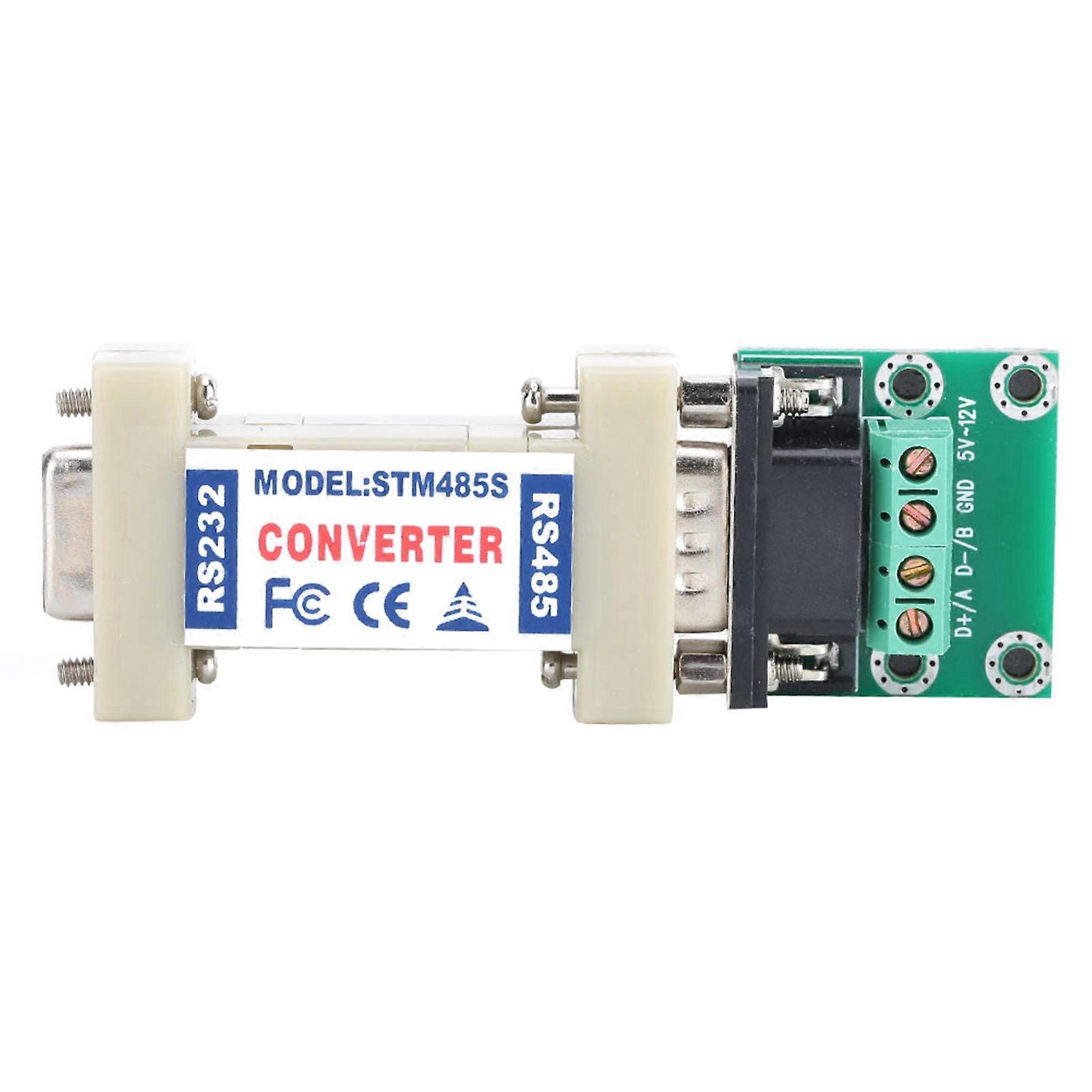 Converter Adapter Serial RS232 to RS485 Communication Data Interface Networking Supplies