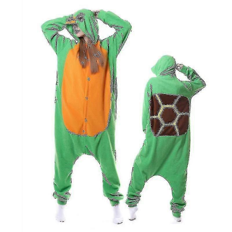 Schildkröte Kostüm Pyjama Onesie Kigurumi Jumpsuit Tier Hoodie L
