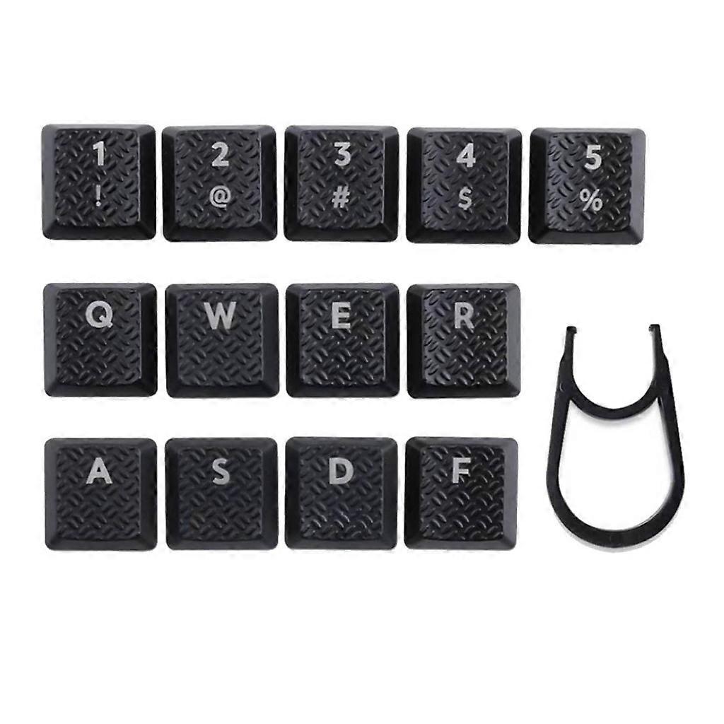 Non-slip Texture Keycaps 13Pcs/Set ABS Keycap OEM Profile Translucent Keycaps