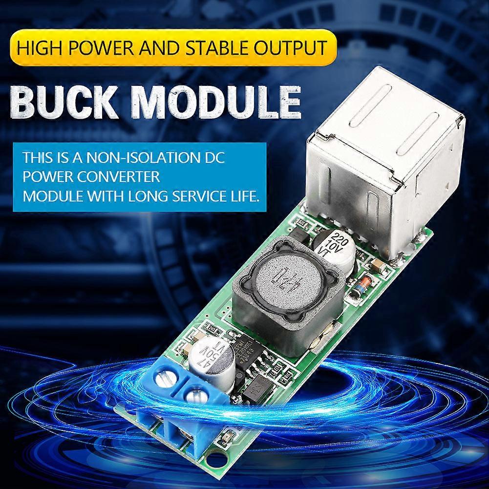 DC-DC 6-35V to 5V 3A Step-Down Power Supply Buck Module Dual USB Port