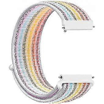 20mm hengittävä Nylon Kids Smart Watch -rannekkeen vaihto - säädettävä hihna, joka on yhteensopiva Samsung Galaxy Watin kanssa - pikalukitusnastat