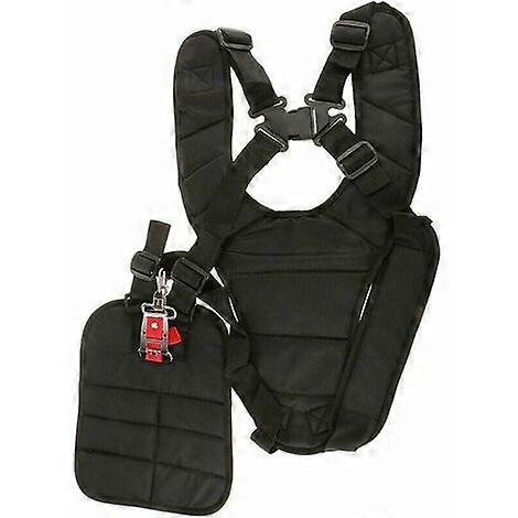 Lawnmower Universal Double Deluxe Strap Side Mount Strap Black Adjustable Foam Pad