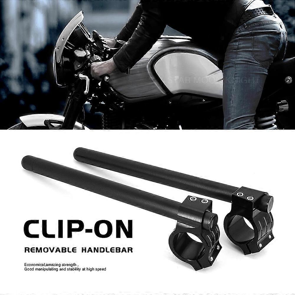 Motorcycle Adjustable CNC Clip On Ons Fork Handlebars Handle Bar Cafe Racer For BMW R nineT RnineT R nine T Racer Pure Scrambler