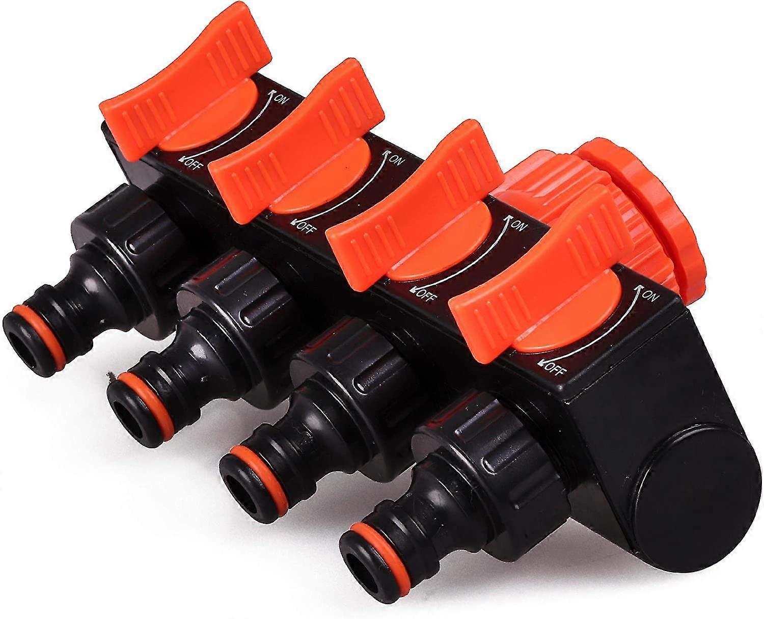 4 Ways For Water Connection, Black