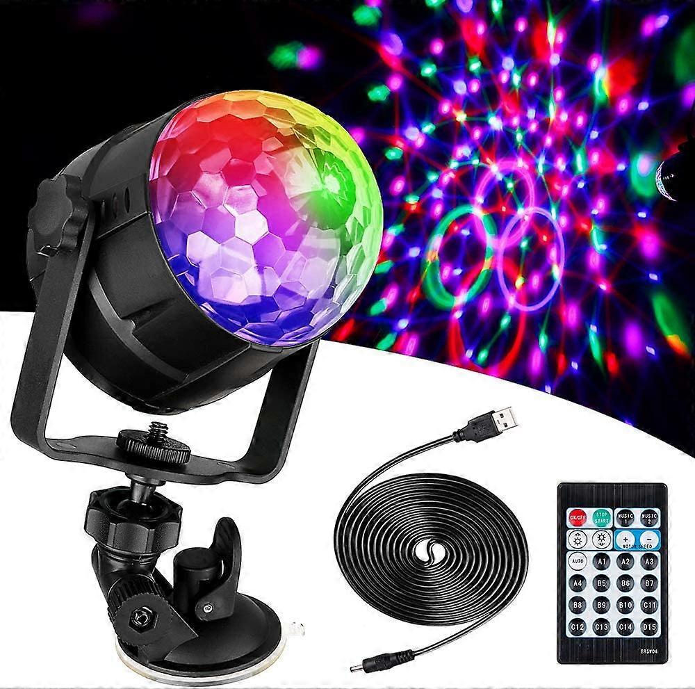 USB Disco Light 360  Rotatable RGB Party Light for Birthday,Party