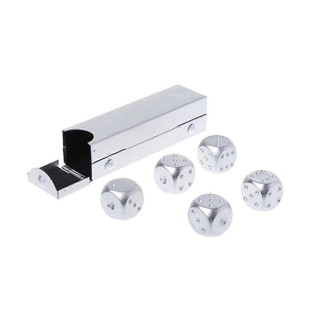 5Pcs/set 16mm D6 Faces DIY Board Games Dice Engraving Toys Digital Number Dice