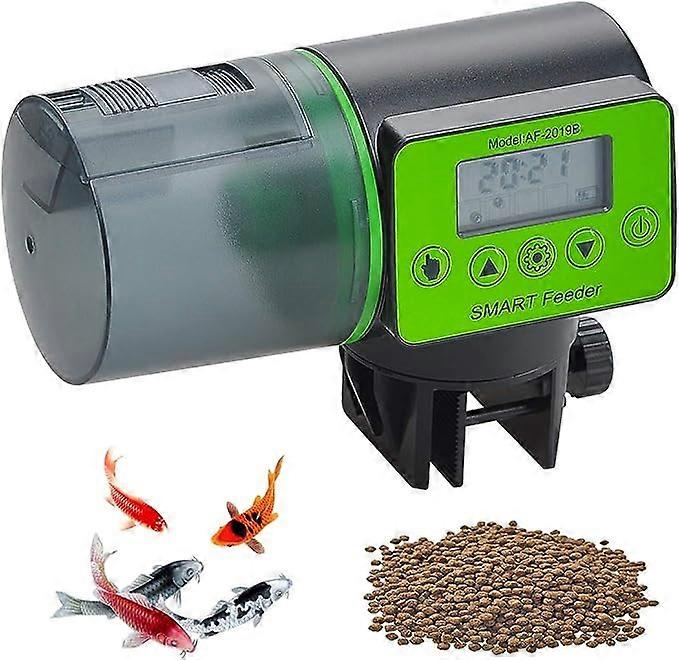 Moisture-proof Automatic Aquarium Food Feeder - Green