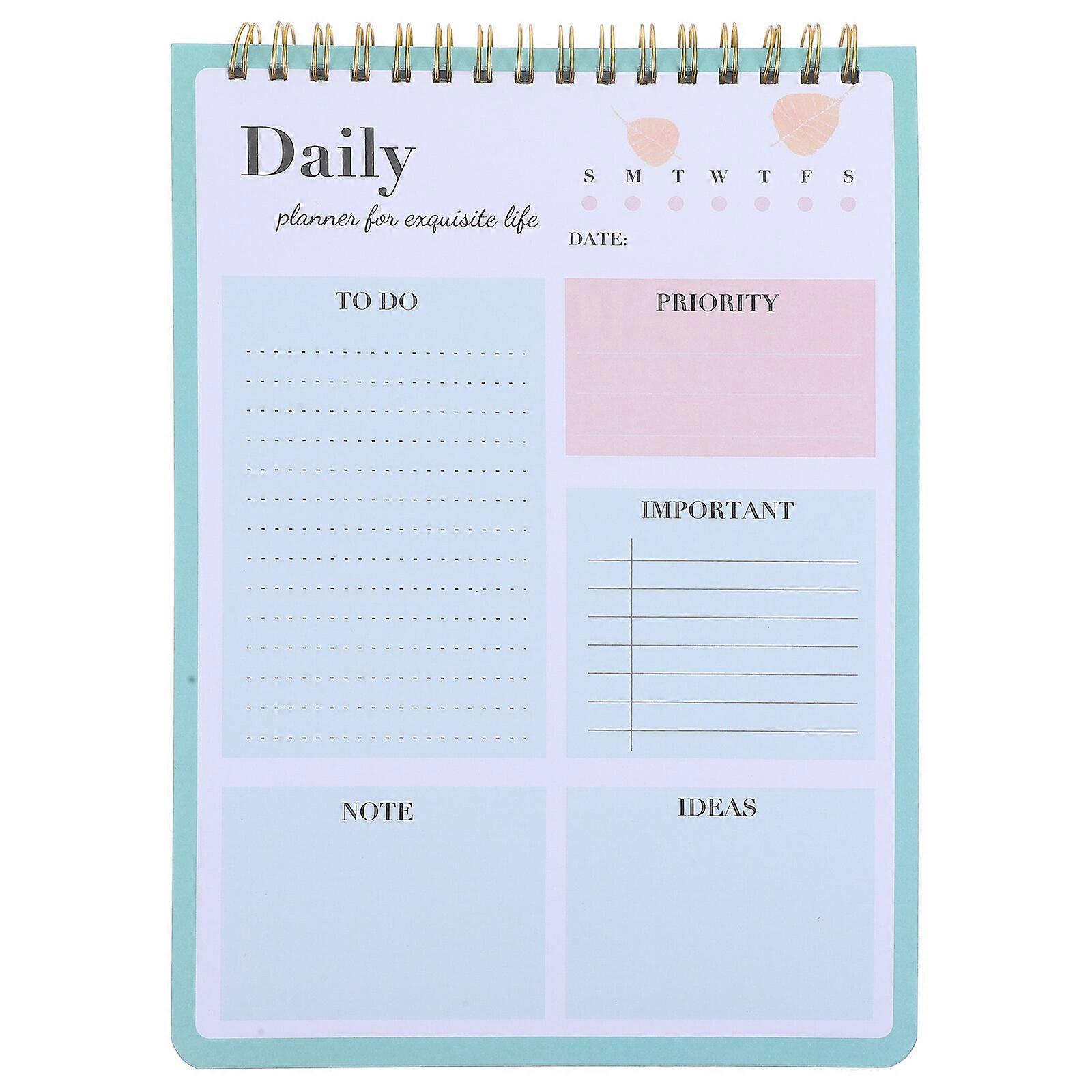 Efficient Planner Date Planner To Do List Notepad Schedule Plan Pad Planner for Management