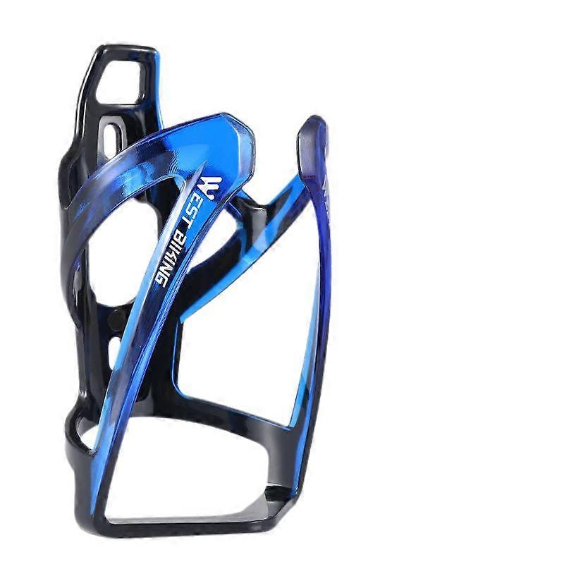 Langlebiger ultraleichter Plastikflaschenhalter, leichter PC-Flaschenhalter für Fahrräder, Rennräder, Mountainbikes (schwarz blau)