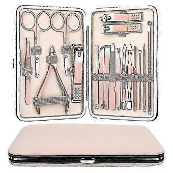 Nail Clippers Sets Pedicure Kit - Stainless Steel Nail Cutter Nail File Sharp Nail Scissors And Clipper Manicure Pedicure Kit With Portable Sty