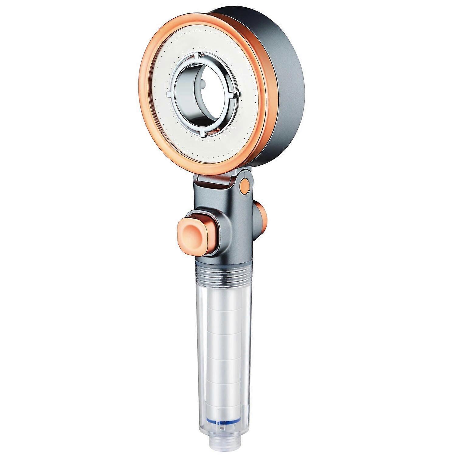Double Sided Shower Head Bathroom 3 Modes Water Saving Filtration Handheld Showerhead