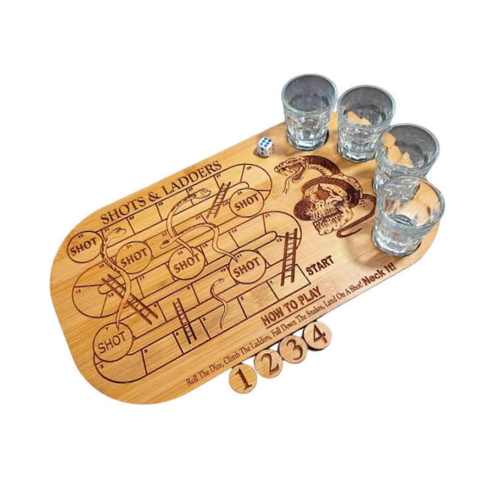 Shots Ladders Drinking Game(Cup+Game Board) Gift For Friends,Fast Shipping