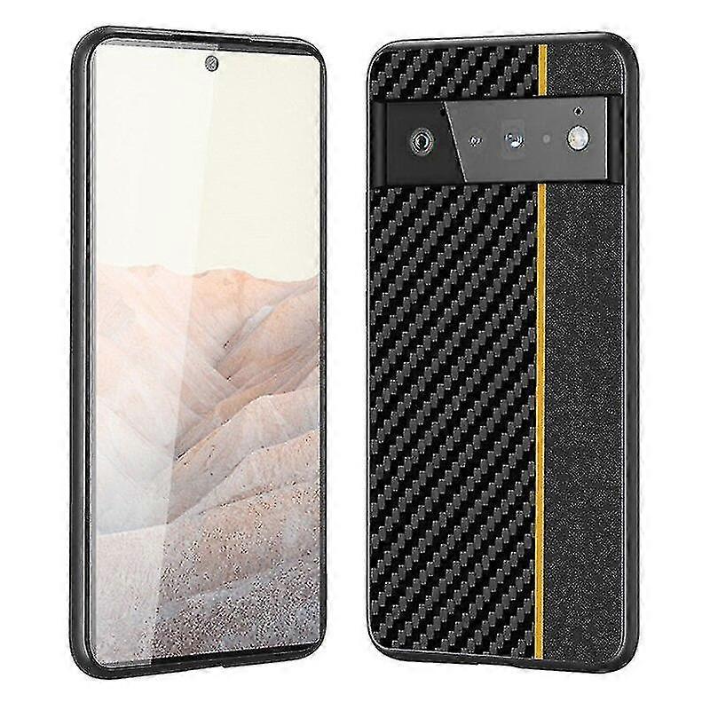 Slim Carbon Fiber Texture Shockproof Protective Case Compatible With Google Pixel 7 Pro/pixel 7