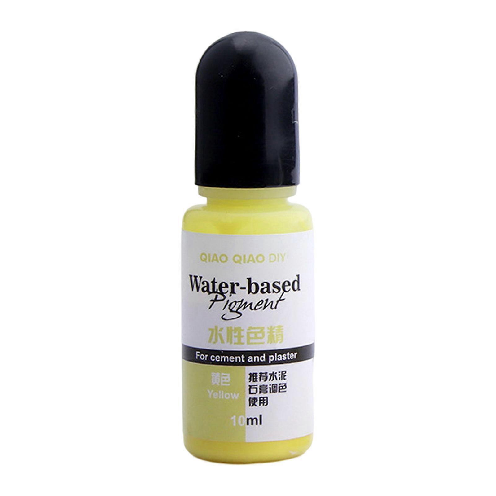 10ml Pigment Liquide Vive Couleur Excellente Saturation Étanche Sûr Ingrédients Large Application Décoratif Sans Odeur Mini Gypse Art Pigment Liquide Col