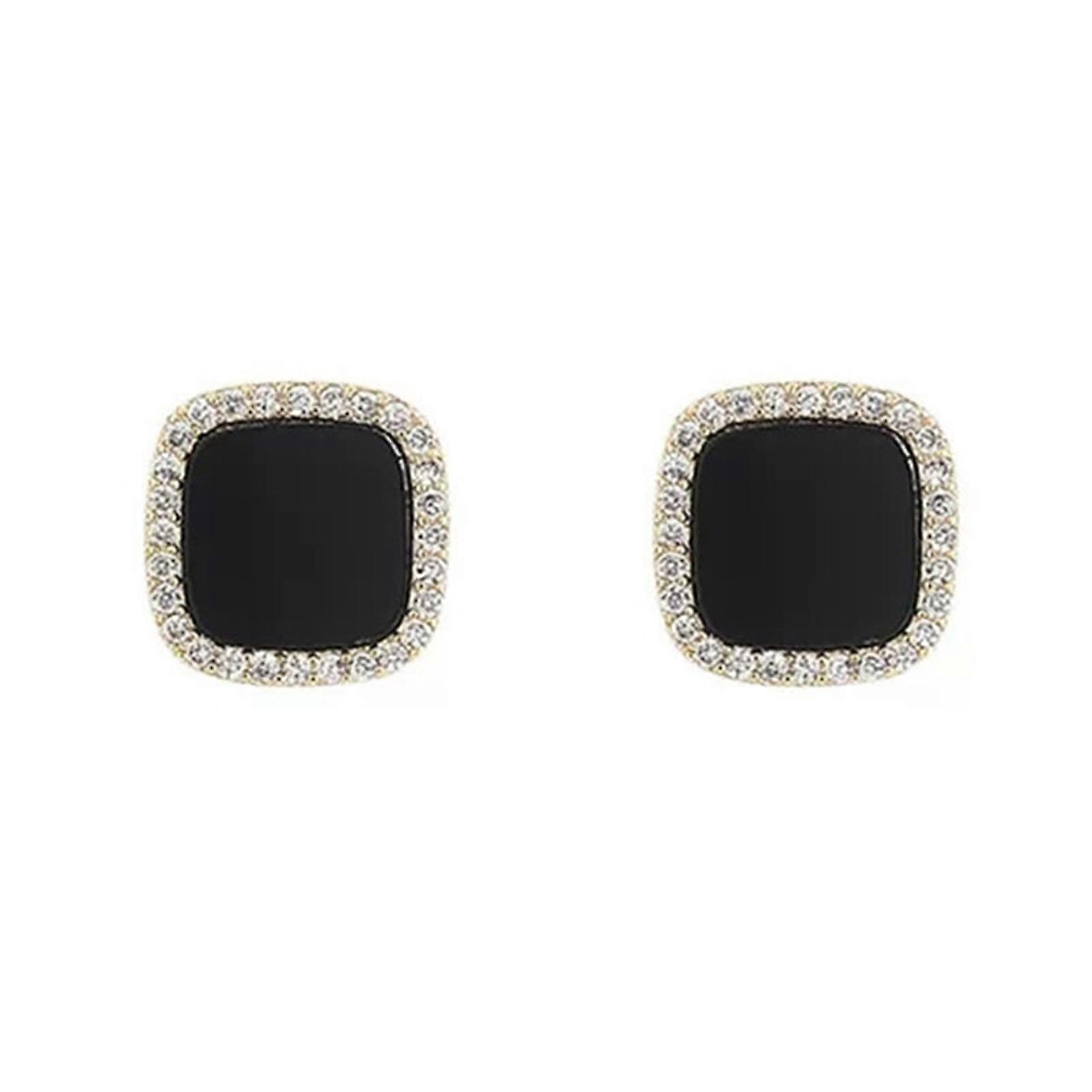 1 Pair Alloy Ear Stud Charming Decorative Geometric Design Stud Earring for Gifts