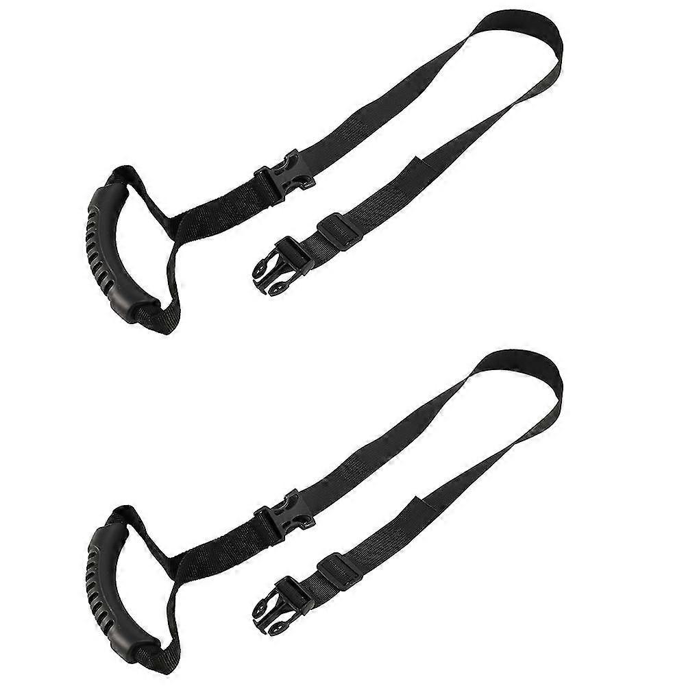 2x Auto Adjustable Car Handle Standing Aid Safety Handle Vehicle Support Nylon Handle Car Assist De