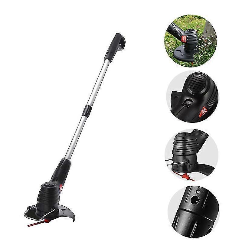 Electric Small Lawn Mower Grass Trimmer Cordless Handheld Weeder Cutter Rechargeable Household Garden Tools