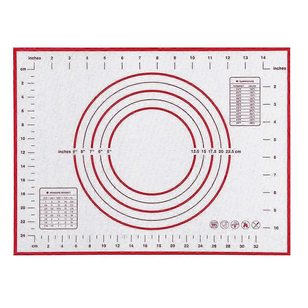 Non-Stick Silicone Baking Dough Pad Sheet Rolling Pastry Liner Mat Bakeware