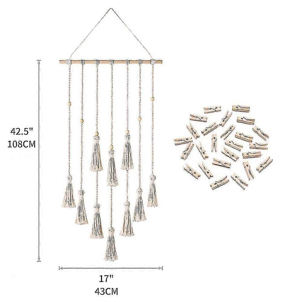 Duvar Asılı Dokuma Goblen Püsküller Duvar Sanatı Boho Ev Dekorasyonu Oturma Odası Yatak Odası Kreş Odasıürün