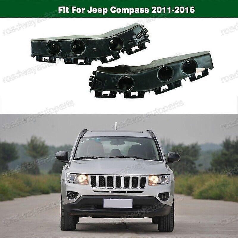 Bumper Bracket Support Retainer Front Right & Left For Jeep Compass 2011-2016