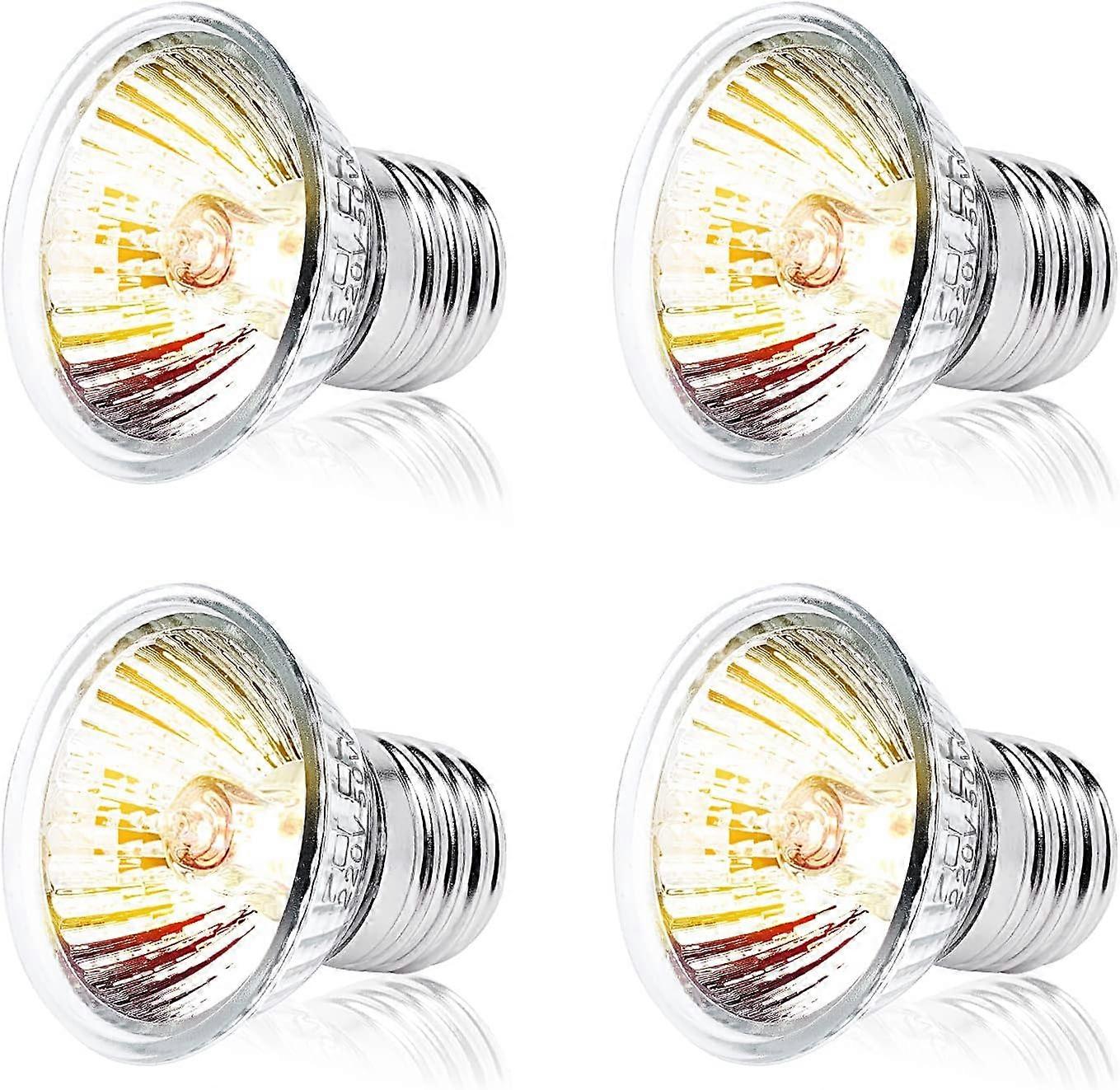 Heat Lamps 50W LED Turtle Pet Heating Lamp 220UVA + UVB Reptile Bulb Aquarium, Animal Habitat Bulb