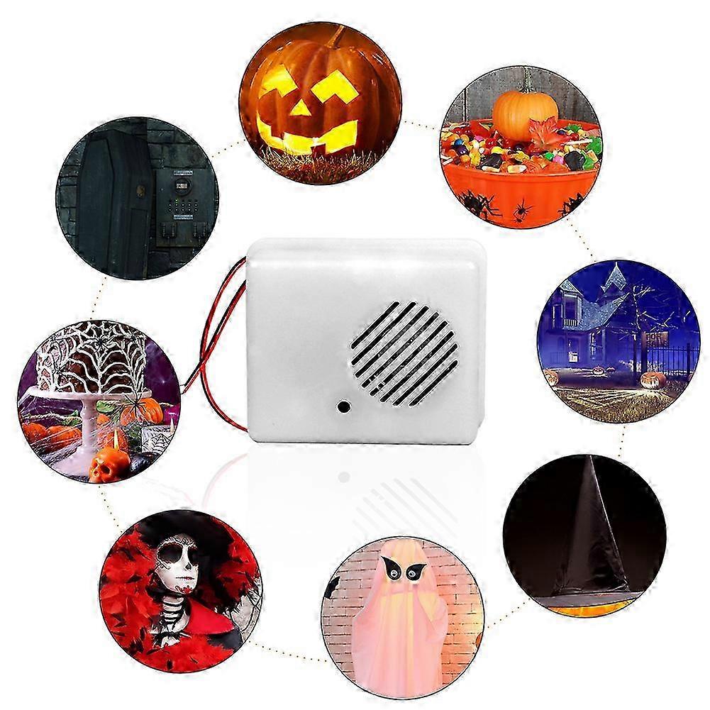 1-5PCS Halloween Sound Sensor Scream Speaker Horror Screaming Tricky Voice-activated Props Scary Sound Sensor for Halloween Party Decoration