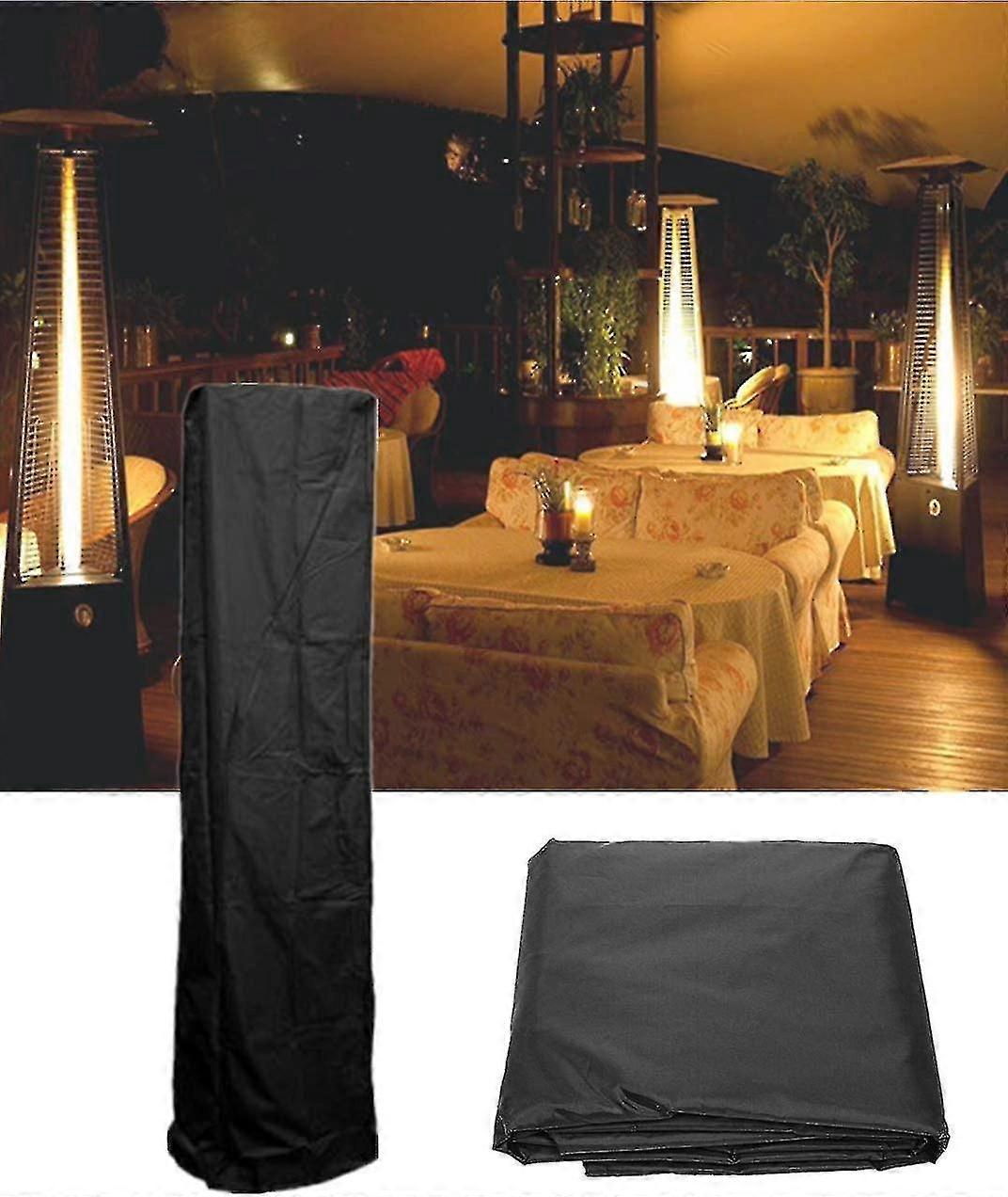 CPAN Heavy Duty Gas Pyramid Patio Heater Cover Waterproof Windproof Outdoor Furniture Protector Cover 61x96.5cm Oxford Fabric for Garden Backyard
