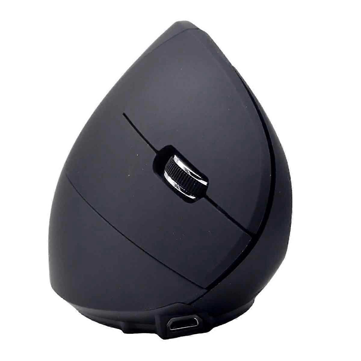 Rechargeable vertical wireless mouse - wireless charging