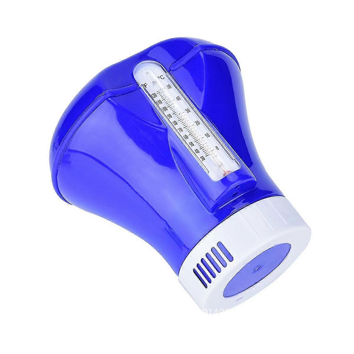 Automatic Applicator Pump Swimming Pool Floating Chlorine Dispenser With Thermometer Disinfection