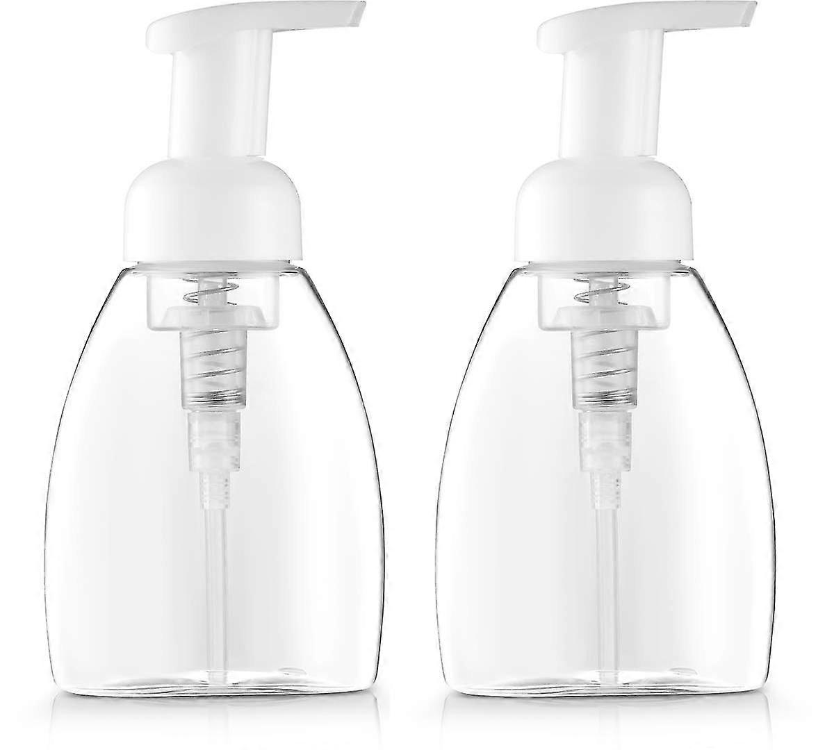 2pack Foaming Soap Dispenser Pump-bottle 250ml (8.5 Oz)