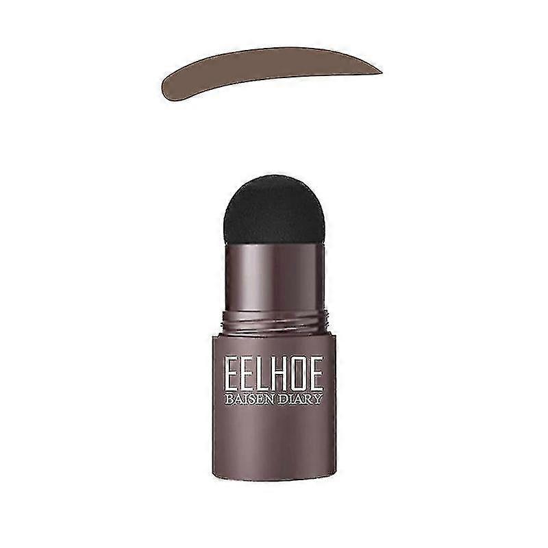 Multifonction Hairline Shadow Powder Stick Brow Stamp Shaping Kit Eyebrow Stamp Definer Imperméable à l’eau Couverture cheveux Poudre