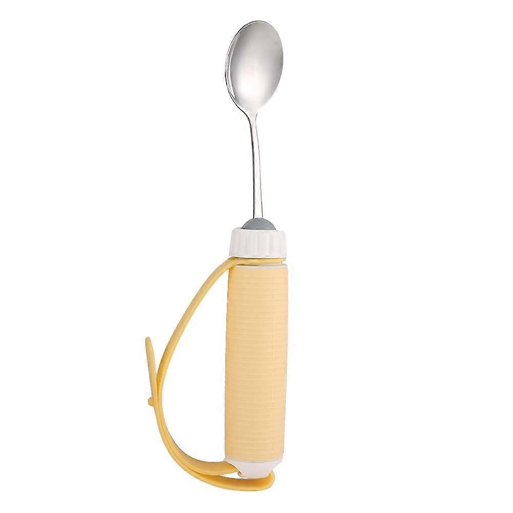 Arthritis Elder Utensil Removable Flexible Rotating Eating Disabled Patient Spoon Tablewares