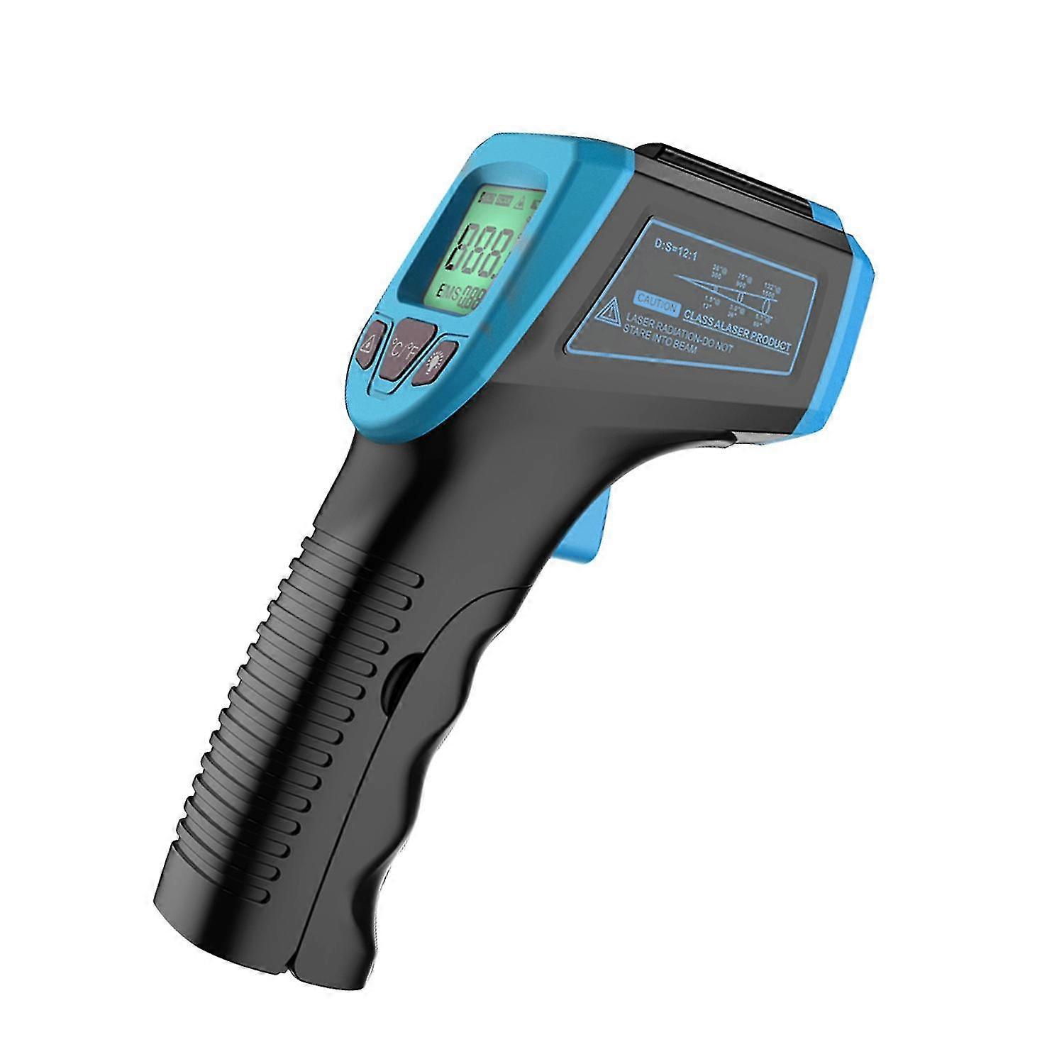 Termometro a infrarossi, pistola di temperatura laser digitale senza contatto da -58F a 1112F (da -50C a 600C) con