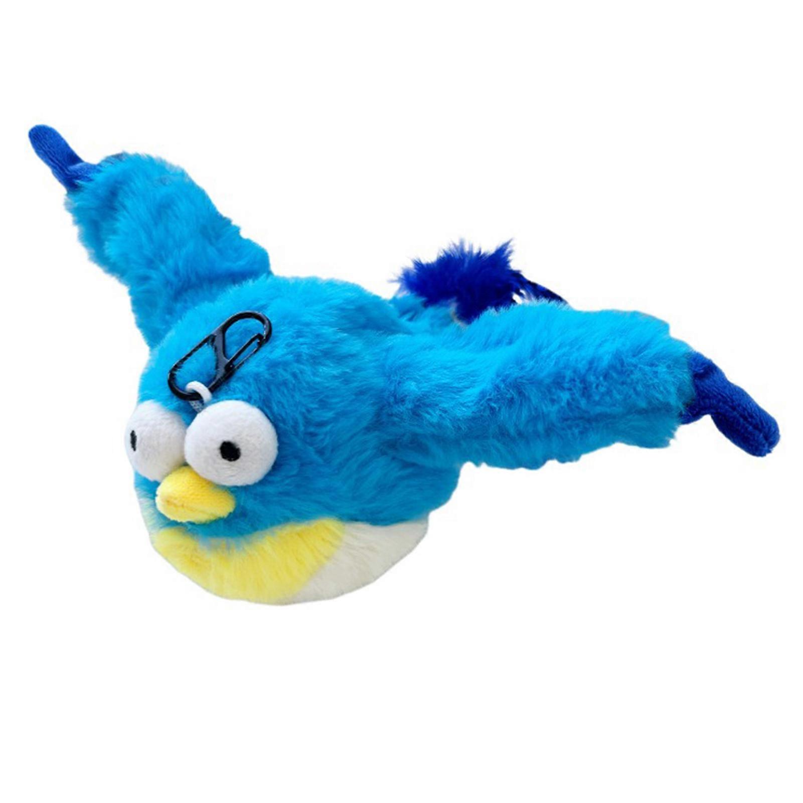 Interactive Flying Bird Cat Toys for Indoor Cats, Rechargeable Wings Flapping Catnip Toy, Automatic Flapping Simulated Chirping Sparrow Cat Toy