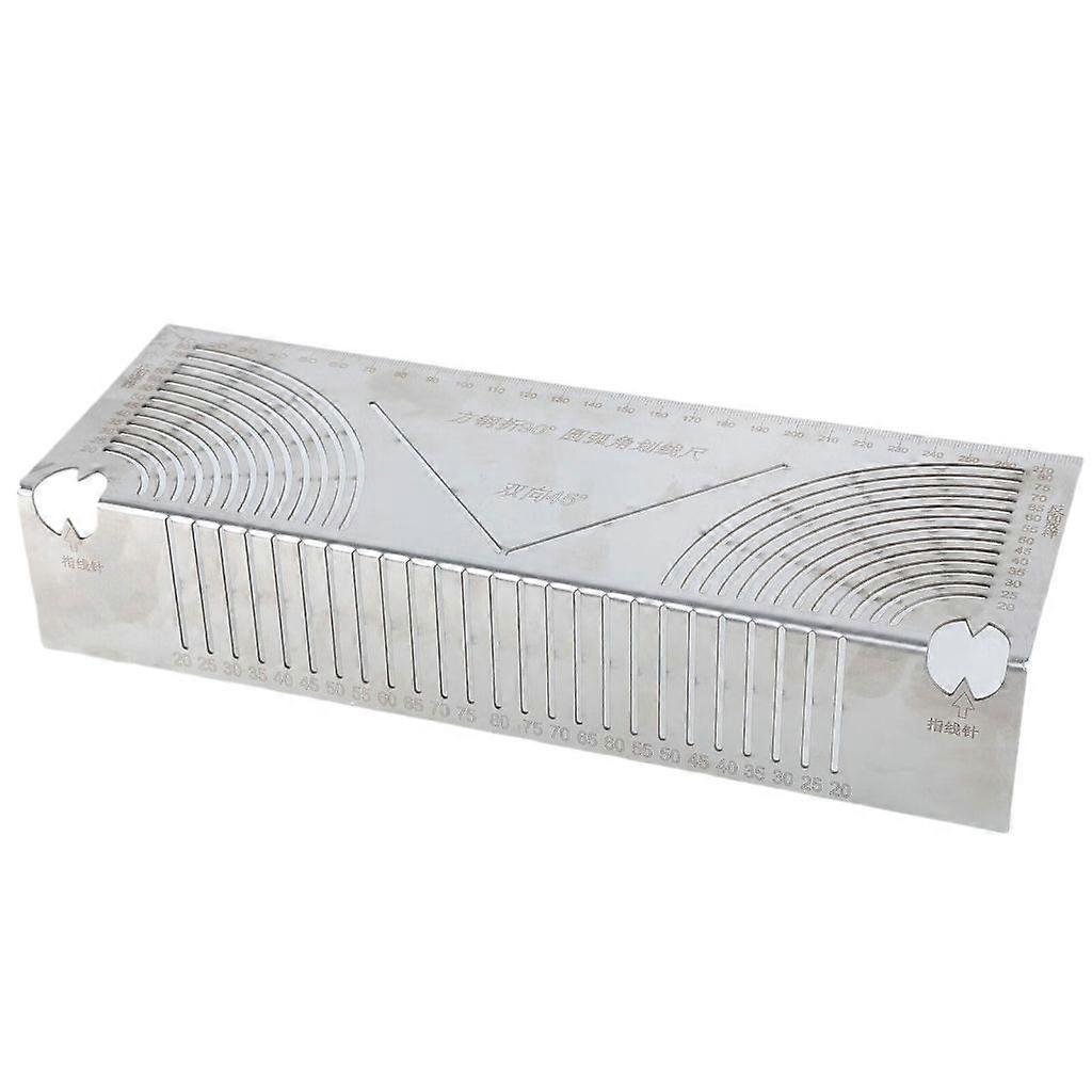 Square Tube Folding Right Angles Drawing Tool Round Corners Line Drawer Tool