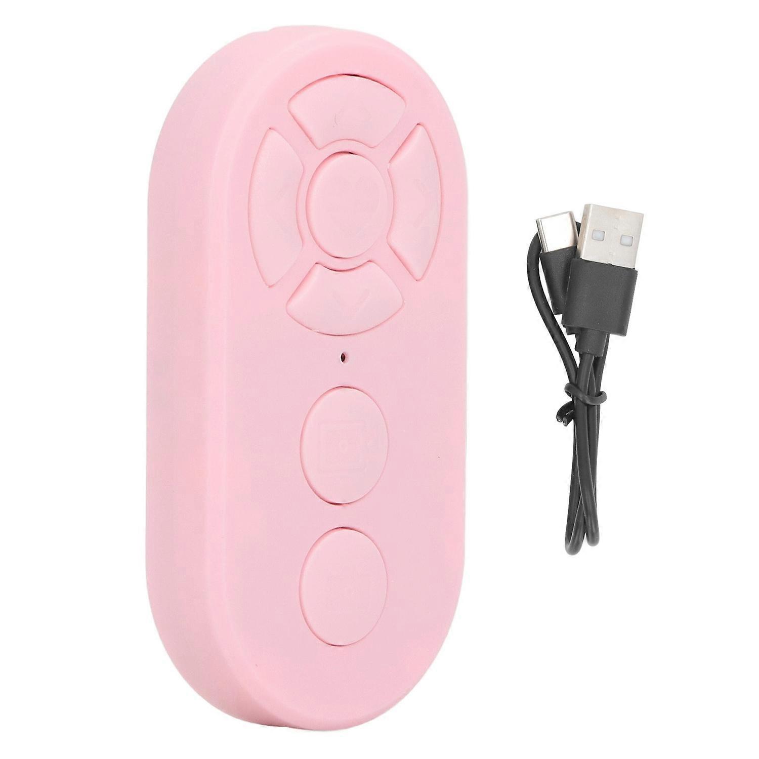 Remote Control Selfie Button Type C Rechargeable BT 10m / 32.8ft Selfie Button Clicker for Electroni