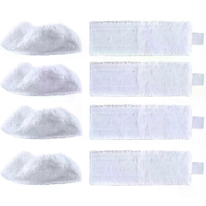 8Pcs Replacement Microfibre Mop Pads Cloth Set Compatible For Karcher Easyfix SC 2 SC 3 SC 4 SC 5 Steam Cleaners