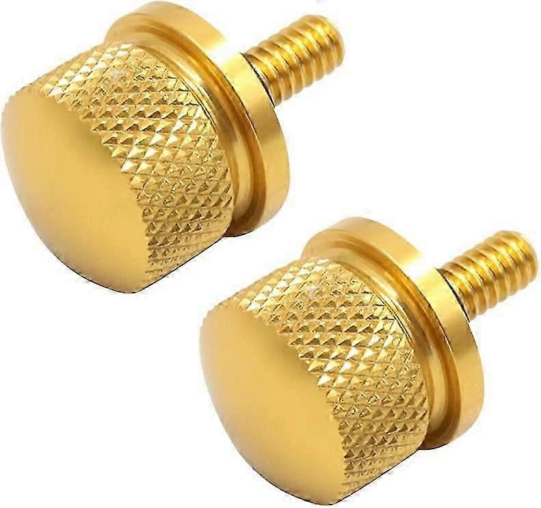 Stainless Steel Seat Bolt Rear Mount Screw for Most Harley Touring Fatbob Streetbob Softail Dyna Street Glide 1996-2020 2 Pcs. (Chrome)