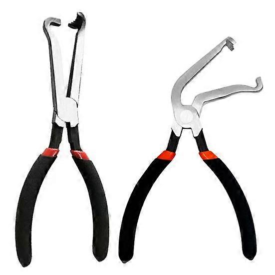 1 Pair Electrical Disconnect Pliers with Ergonomic Non-Slip Handle Fuel Line Petrol