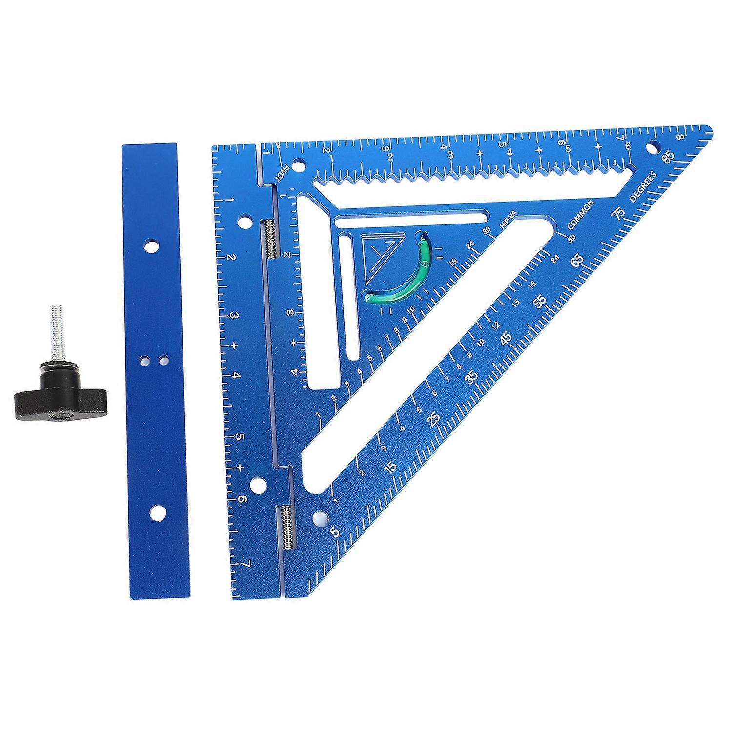Rafter Square Tool Professional Innovative Triangular Ruler Protractor Accurate Carpenter Layout Mea