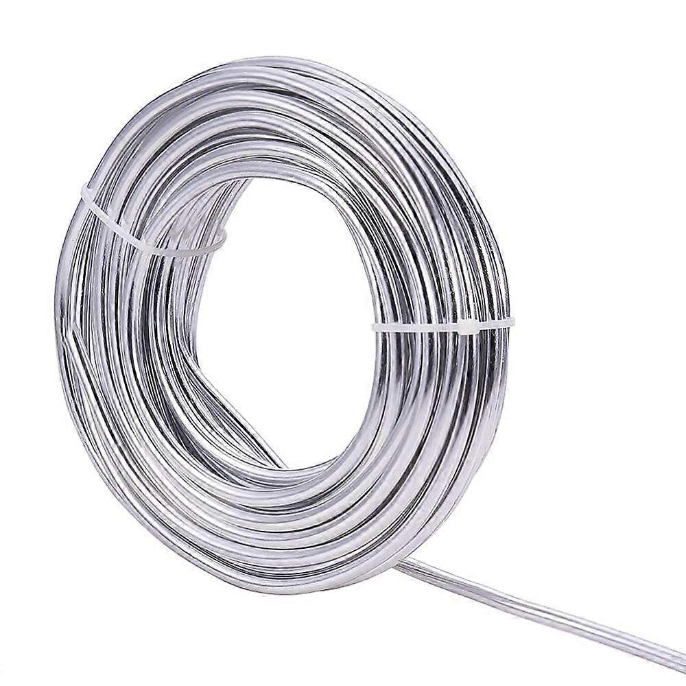 1Bundle Round Aluminum Wire Silver 4 Gauge 5mm 500g/bundle