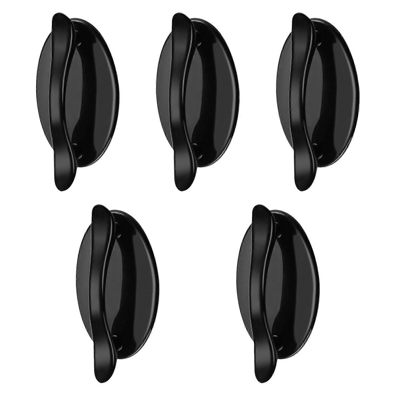 5x Cabinet Paste Handles Cabinet Drawer Pulls Ornament Easy to Install Open