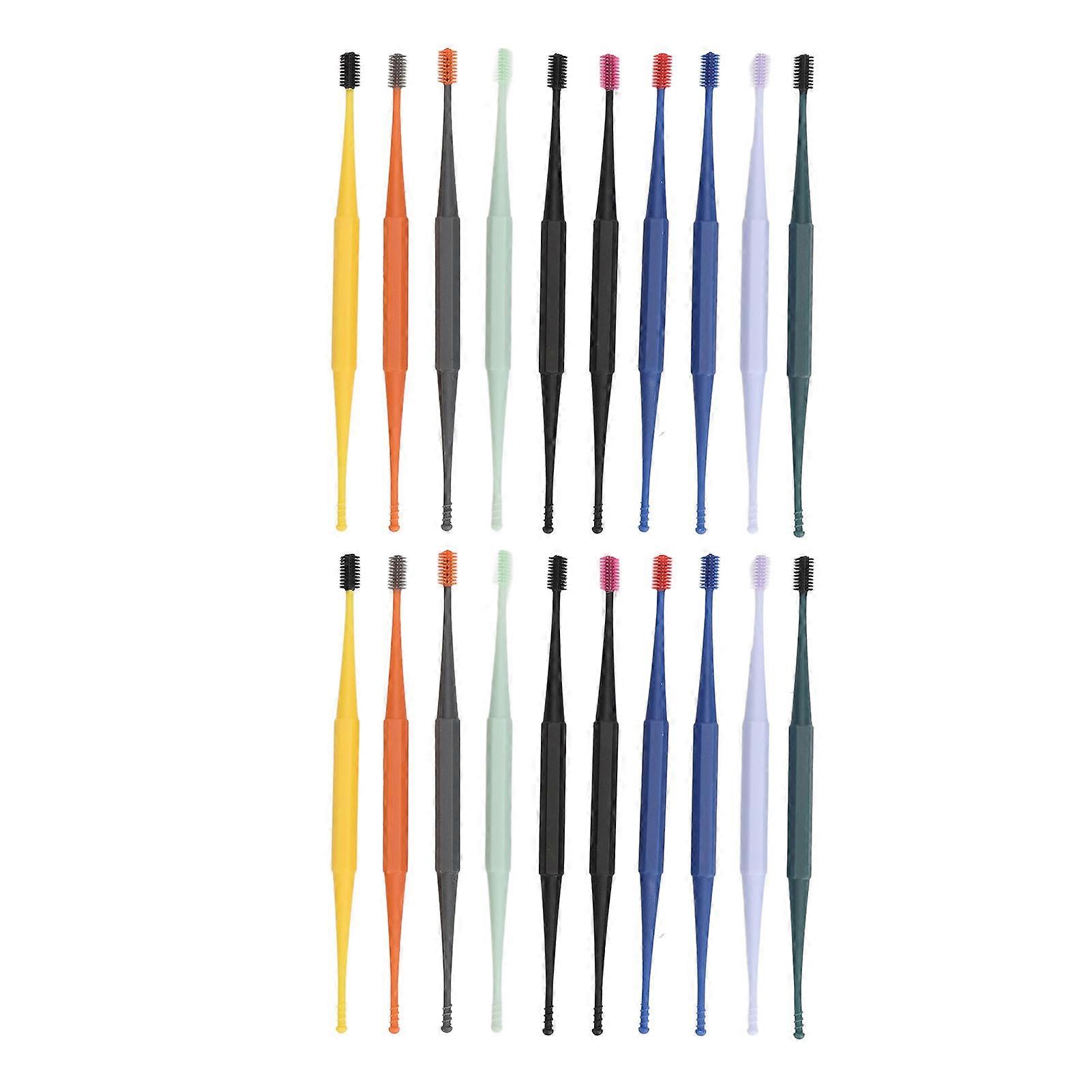 20Pcs Earwax Pick Rustproof Colorfast Rugged Safe Spiral Design Double Ended Ear Pick for Home