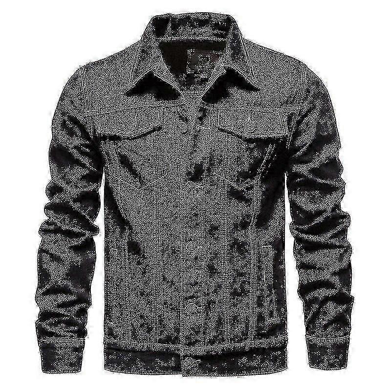 Casual herrjeansjacka