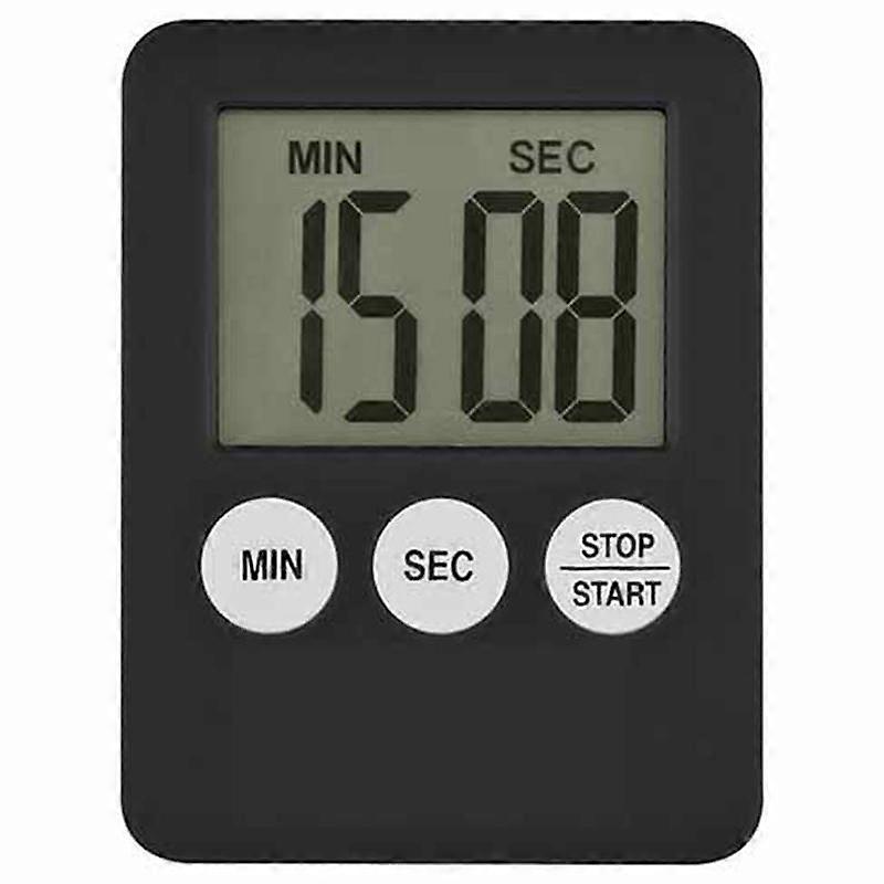 1Pc Lcd Digital Screen Kitchen Timer Cooking Count Up Countdown Alarm Clock