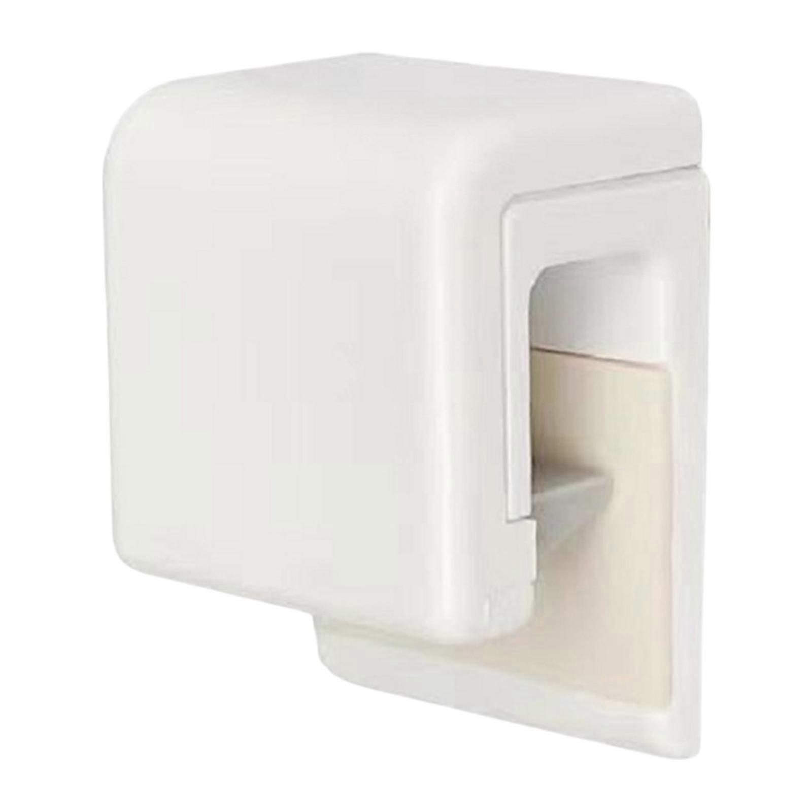 Friendly Toothpaste Clip Toothpaste Storage Solution No Drilling Required for Bathroom Kitchen Easy Installation White