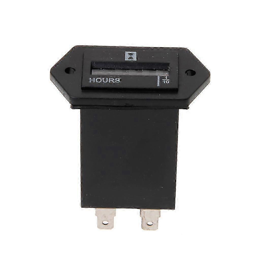 Dc10v-80v Portable Engine Gauge Hour Meter For Motorcycle Boat Engines Counter-jy