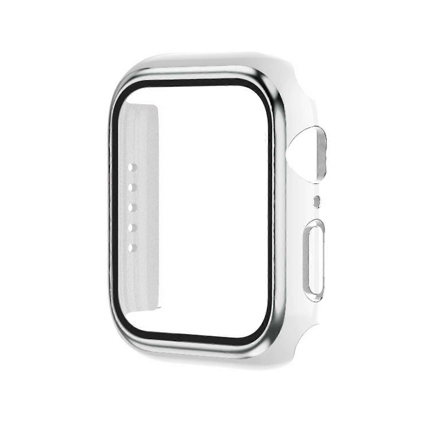 Electroplating Two-color PC+Tempered Film Watch Case For Apple Watch Series 3/2/1 42mm