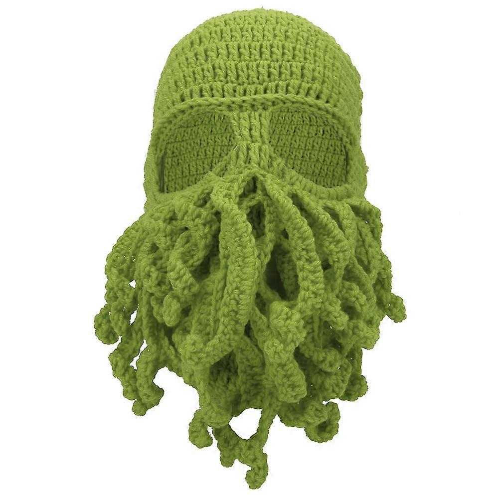 Warm Thermal Woolen Mask Knit Hat for Winter Use