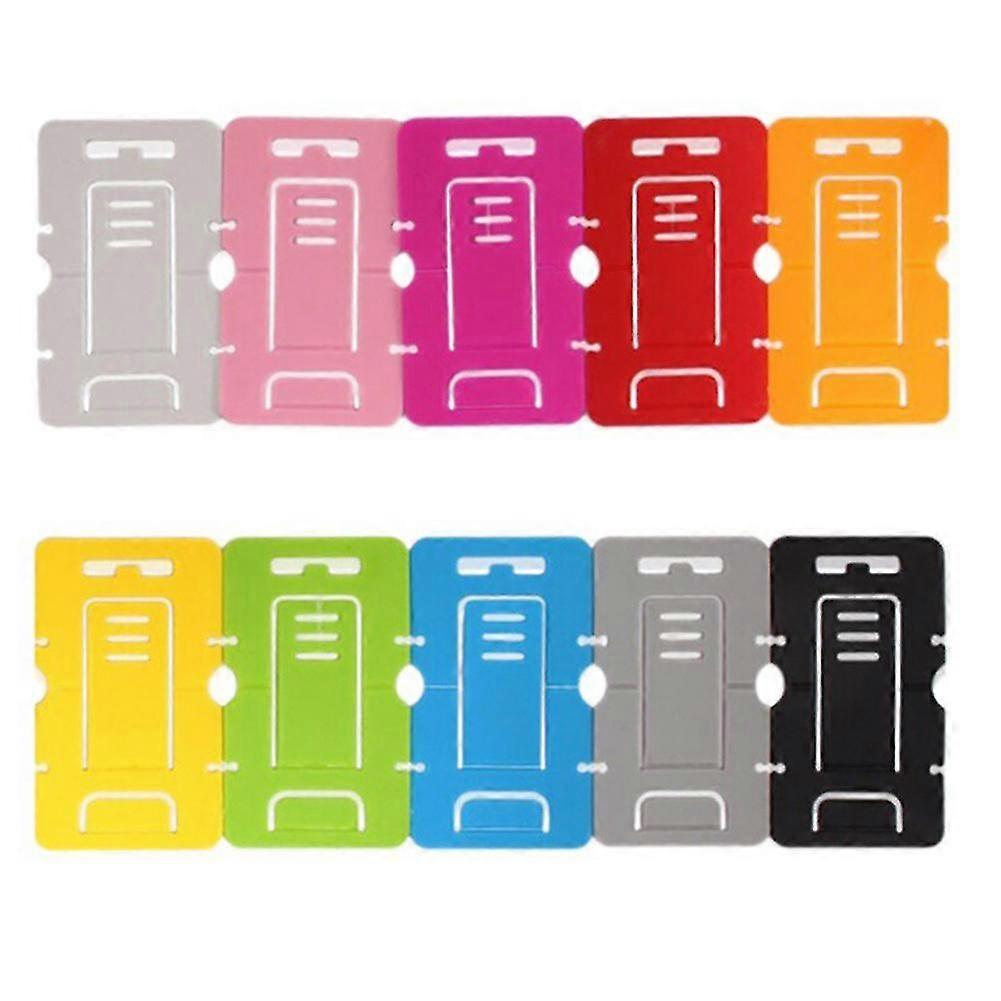 5Pcs Lazy Plastic Universal Portable Foldable Card Mobile Phone Stand Holder
